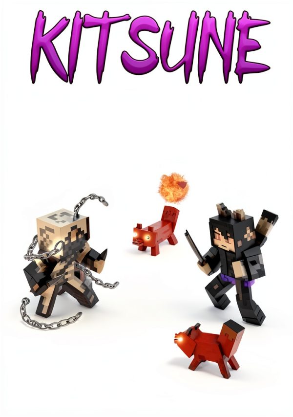 Kitsune Minecraft Ninja Book 3 - Fox Adventure Kindle Edition-0