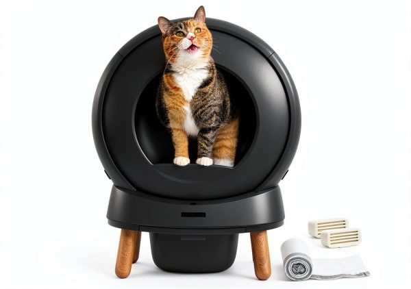 PetSafe ScoopFree SmartSpin Cleaning Cat Litter Box 2-Week Hands-Free-0