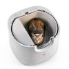 F8 Self-Cleaning Cat Litter Box – Large Capacity, Open-Top Design for Multi-Cat Homes, Enhanced Safety Features Includes Trash Bags-3