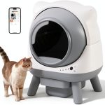 Hands Free Automatic Cat Litter Box Greesum Large with App Control-0