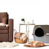Omega Paw NRA15 Self Cleaning Litter Box Regular Size,Grey-1