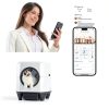 OROLEY Self Cleaning Litter Box, Large Capacity Automatic Cat Litter Box with APP Control, Safety Sensors, Built-in Deodorizing Scent Box, and 1 Roll Garbage Bags ，White-1