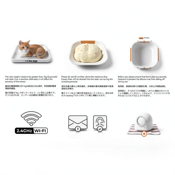 L1 Self-Cleaning Litter Box ABRCT Robot with Deodorizer for Cats-9