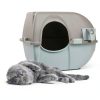 Omega Paw NRA15 Self Cleaning Litter Box Regular Size,Grey-5