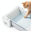 Meowant Automatic Litter Box, Self Cleaning Cat Litter Box with App Control, Open Top Cat Box for Multi Cats, Dual Rake, Works with Clumping Litter, Anti Pinch Safety Feature, Odor Control-8