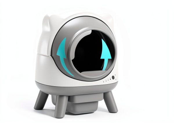 Hands Free Automatic Cat Litter Box Greesum Large with App Control-3