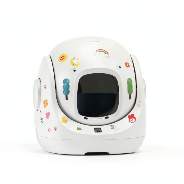 Self Cleaning Litter Box CATLINK with AI Health Monitor, 70L Capacity-8