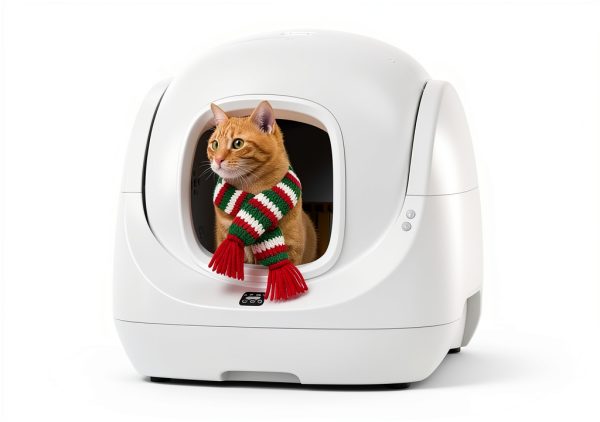Self Cleaning Litter Box CATLINK with AI Health Monitor, 70L Capacity-0