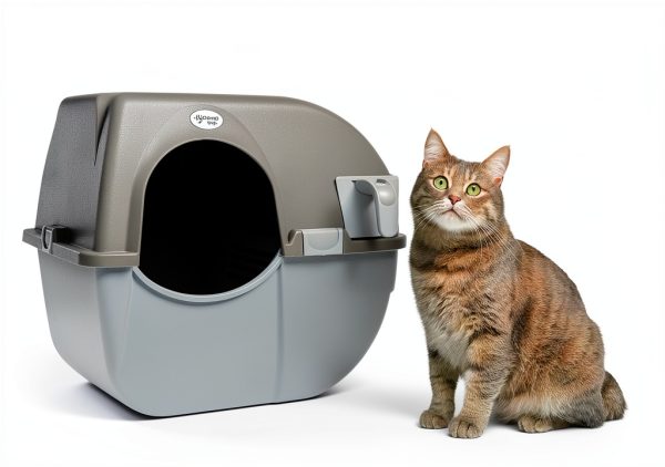 Omega Paw NRA15 Self Cleaning Litter Box Regular Size,Grey-7