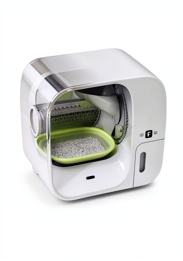 Furbulous True Odor-Free Self Cleaning and Packing Litter Box, Automatic Cat Litter Box with Self-Pack and Refill System, APP Control, Extra Large Space for 3.3-22 lbs Cats, Upgraded Version-3