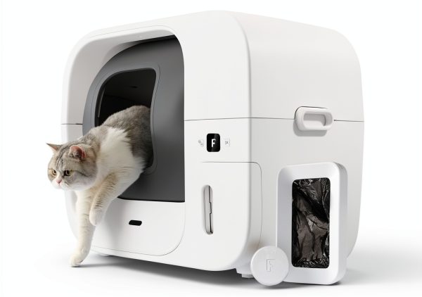 Furbulous True Odor-Free Self Cleaning and Packing Litter Box, Automatic Cat Litter Box with Self-Pack and Refill System, APP Control, Extra Large Space for 3.3-22 lbs Cats, Upgraded Version-0