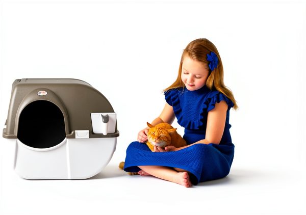 Omega Paw NRA15 Self Cleaning Litter Box Regular Size,Grey-8