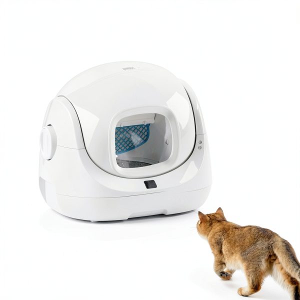 Self Cleaning Litter Box CATLINK with AI Health Monitor, 70L Capacity-2
