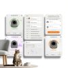 HHOLOVE TYPro Self Cleaning Cat Litter Box Automatic Hands-Free Smart Robot self Cleaning Cat Litter Box for Multiple Cats with APP Control Safe with Litter Mat Waste Bags and Deodorizer Dark Grey-3