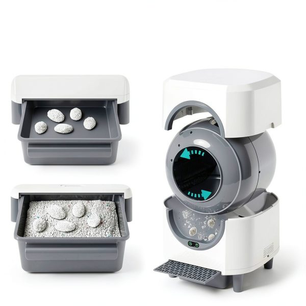 Automatic Litter Box Ellenpent 90L SelfClean App-8