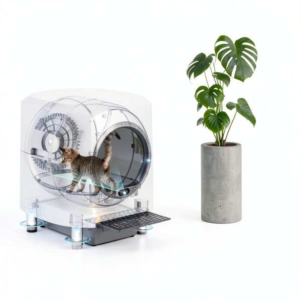 Automatic Litter Box Ellenpent 90L SelfClean App-3