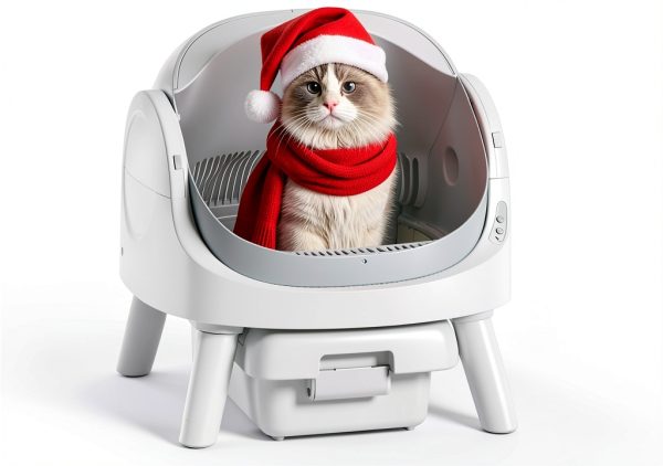 Self Cleaning Cat Litter Box teweoa Open‑Top Design for Multiple Cats-0