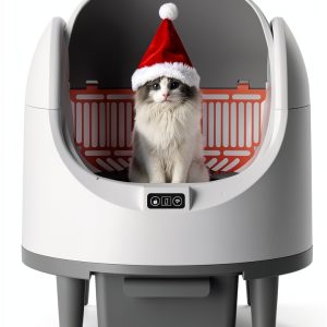 Bashaw Self Cleaning Litter Box - Open Top with App Control White-0
